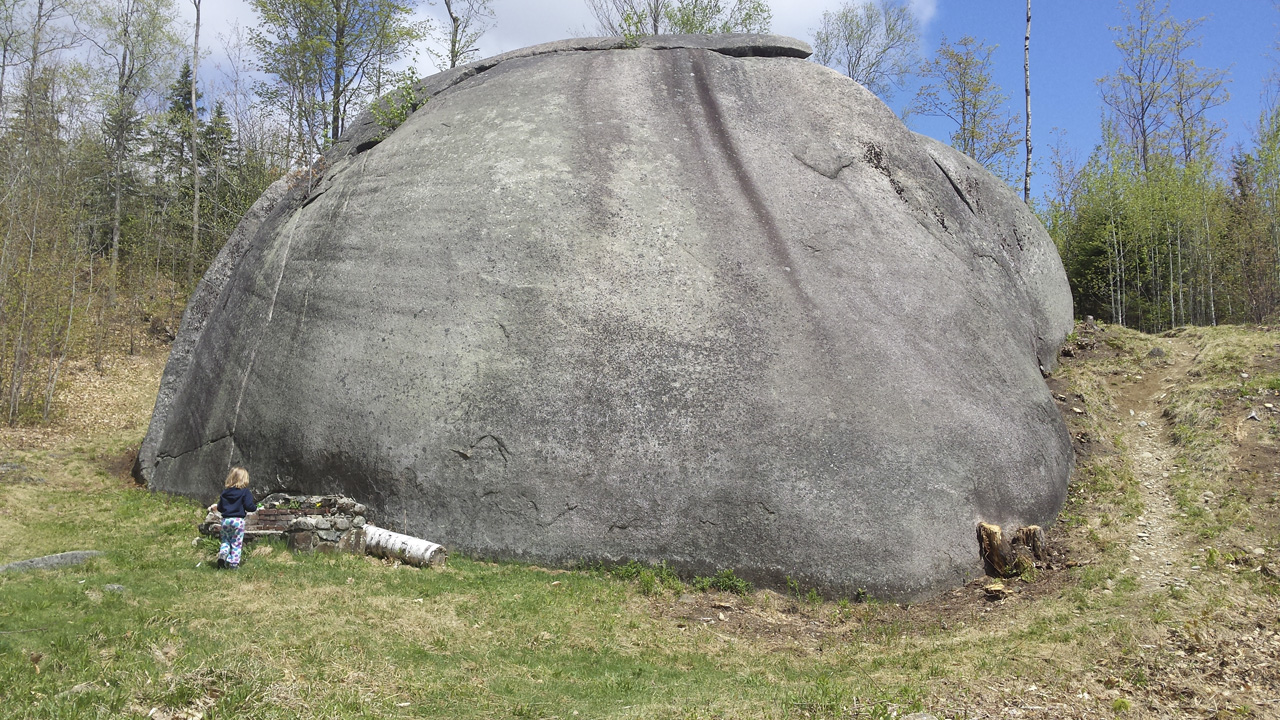 A Unique Natural Feature; Daggett Rock WSKI TV 17