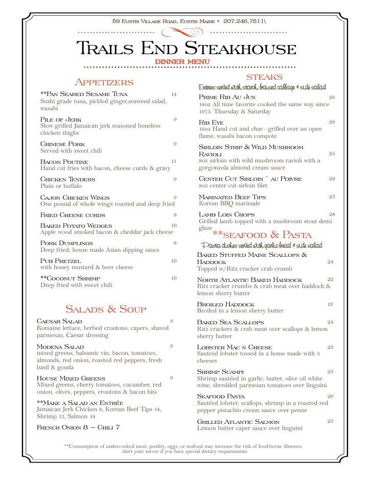 News from Jamie at Trail's End Steakhouse in Eustis Village WSKI TV 17