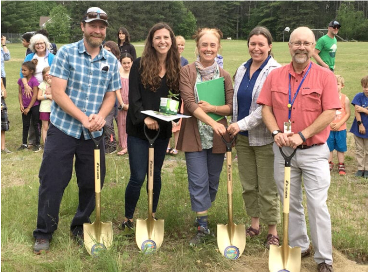 Stratton School Garden Open House and Grow Dome Groundbreaking WSKI TV 17