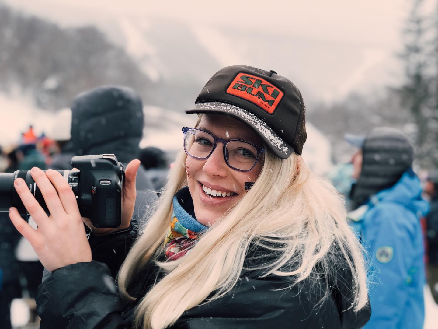 Snow reporter's duties keep us all informed of what to expect & how to